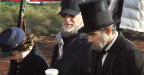 Na planie zdjęciowym filmu Lincoln